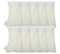 Abaodam 11 Filtros para Peceras de 4 Pulgadas Diseño 3D de Panal, Almohadillas Filtrantes Lavables para Acuarios de Agua Salada, Calcetines Filtrantes Resistentes para Limpieza