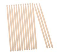 Abaodam 12 Pares de Baquetas de Madera 7a, Baquetas para Batería de Drum Set, Buena Sensación Mano para Estudiantes