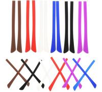 Abaodam 12 Pares Fundas Antideslizantes de Silicona para Patillas de Gafas, Retenedores Cómodos (,) para Deporte y Uso Diario