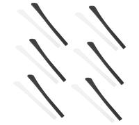 Abaodam 12 Pares Gascos de silicona agarres de orejas agarre de la oreja almohadillas de cristal para los oídos de ojo de silicona para oídos