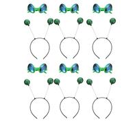 Abaodam 12 PCS Diadenta Alienígena Gafas de Alienígenas Head Alien Boppers Alien Y Gafas Alienígenas