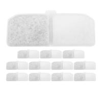 Abaodam 12 Pcs Filtros para Fuentes de Agua para Mascotas con Carbón Activado y Algodón, para Gatos, Purifican Impurezas y Pelos, Adecuado para Hogar