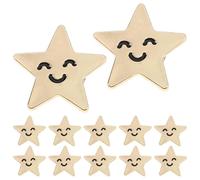 Abaodam 12 Pcs Pin de Figura de Cinco Puntas, Broche de Solapa Creativo y Duradero para Fiestas Temáticas, Día Veteranos, Mochilas y Ropa Decorativa