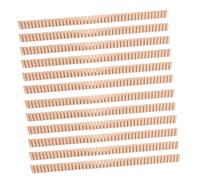 Abaodam 12 Piezas Barra de Eco de Guitarra Tiras de Madera para Guitarra Acústica Refuerzo para Tabla Armónica Accesorios de Luthier Clásica Filete para Ribete