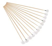 Abaodam 12 piezas Herramientas para Cuidado de Oídos con Mango y Puntas de Pluma Larga Kit de Limpieza y Eliminación de Cerumen para Uso Diario Casa