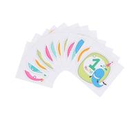 Abaodam 12 Piezas Pegatinas Mensuales Para Bebés Artículos Para Fotos Pegatina Del Primer Mes De Vida Para Bebés Para Seguimiento Del Crecimiento Del Niño Los Primeros Meses