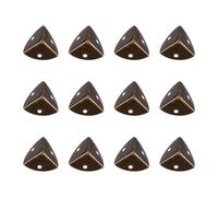 Abaodam 12 Piezas Protectores de Esquinas para Cajas y Muebles de Hierro Marrón Diseño Vintage Único, Protección y Embellecimiento Adecuado para Proyectos en Casa y Cajas de Madera