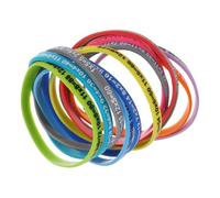 Abaodam 12 pulseras de silicona para tablas de multiplicar, pulseras de estudiantes para aprender prácticas correas educativas para accesorios divertidos para fiestas temáticas y carnavales