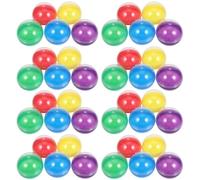 Abaodam 120 Piezas Cápsulas Redondas Plásticas Transparentes para Máquinas Vending Rellenable DIY para Manualidades y Fiestas de Unidades