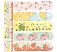 Abaodam 120 tiras de dibujos animados portátiles para varios diseños para uso diario y actividades al aire libre