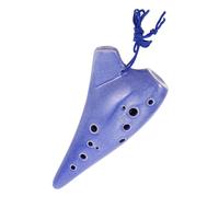 Abaodam 12agujero Ocarina de Cerámica de Instrumento de Viento Musical Educativo para Principiantes para Práctica Casa y Uso Escolar