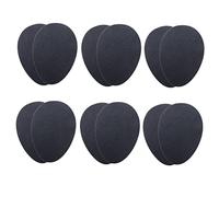 Abaodam 12pares Protección Antideslizante Para Tacones Almohadillas Autoadhesivas De De Caucho Para Hombres y Mujeres Negro