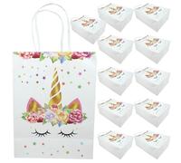 Abaodam 12piezas Bolsas Temáticas Para Cumpleaños y Showers Diseño Profesional De Unicornia