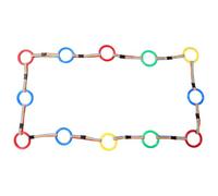 Abaodam 12piezas Cuerda Antipérdida para Pequeños Arnés de Seguridad para Exteriores Correa de Cuerda con Hebilla de Liberación Rápida para Guardería y Control Grupal Incluye