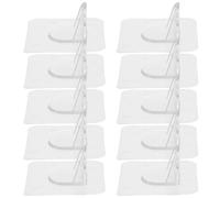 Abaodam 12piezas Valla de Anclaje de Pared sin Taladro Material Seguro para Bebés para Sala de Estar y Habitaciones Incluye Anclajes para Muebles