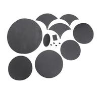 Abaodam 14 Unidades Pads de Silenciamiento para Batería Cojines para Sordina de Batería Sistema Amortiguador Reutilizables Anti-Deslizantes para Práctica en Casa y Entrenamiento Silencioso