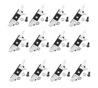 Abaodam 15 Piezas Tira de Conector para Altavoz, Abrazadera de Terminal Resorte, Placa de Liberación Empujadora, Tornillos y Tuercas, para Sistemas de Audio Profesionales y Reparación