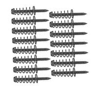 Abaodam 15 Piezas Tornillos para Pickup Resortes Rosca Ajuste Altura Tornillería para Montaje Estable y Sonido Clara Guitarra