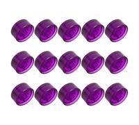 Abaodam 15 Tapas para Pedales de Guitarra Eléctrica Perillas de Plástico Moradas para Potenciómetros Cubiertas Protectoras Antideslizantes para Interruptores Accesorio Compatible para