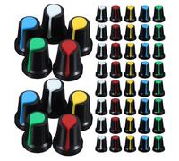 Abaodam 150 Cubiertas Para Perillas Giratorias De Potenciómetro: Perilla De Mezclador De Repuesto De 6 Mm Para Un Ajuste Suave Del Volumen, Compatible Con Consolas Mezcladoras De Audio.