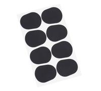 Abaodam 16 piezas Almohadillas de Saxofón Tenor y Parches Cushions Negros Accesorios para Boquillas con Gran Elasticidad y Aislamiento Acústico