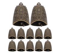 Abaodam 16 Piezas de Campanas Colgantes de Cobre Vintage Diseño de Dragón, Amuletos de Campana China para Manualidades Diy, Decoración Feng Shui para Habitación Infantil y Móvil Ñiño