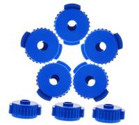 Abaodam 16 Piezas Tapa De Liberación Rápida De Platillos Piezas De Repuesto Tuercas De Platillos Accesorios Para Platillos De Bateria Piezas De Fijación Del Tambor Blue El Plastico
