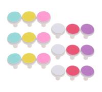 Abaodam 18 Cabezales para Pulir Uñas Eléctricas de Ñiño, Accesorio Seguro y Práctico para Cuidado de Uñas, 3 Sets 6 Cabezales Cada Uno, Adecuado para Recién Nacidos y Uso en Casa