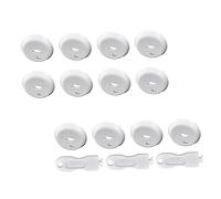 Abaodam 18 piezas Cubiertas de Enchufe Eléctrico para Mascotas con Protección Contra Choques Eléctricos y Suciedad Accesorios de Seguridad Infantil