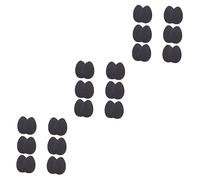 Abaodam 18pares Antideslizantes Para Tacones De Almohadillas Autoadhesivas De Para Zapatos De Mujer y Hombre Material De Goma Color Negro Para Botas y Sandalias