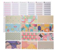 Abaodam 1juego Conjunto de Sobres de Presupuesto Reutilizables con Tarjetas de Colores Organizador Compacto para Control de Gastos para Llevar y Planificar Finanzas Personales