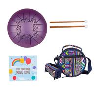 Abaodam 1juego De Lengua De Inoxidable Para Principiantes Instrumento Musical De Percusión Para Yoga y Relajación Incluye Baquetas Diseño Elegante y Sonido Único