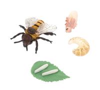 Abaodam 1juego De Simulación del Ciclo De Abejas Juguetes Cognitivos Educativos para Adornos De Figuritas De Abejas para Aprendizaje