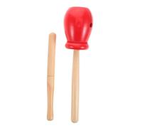Abaodam 1juego Instrumento De Percusión De Madera Para Niño Niña y Bangzi Tradicional Chino Juego De Claves De Madera Mallets Educativo Para Desarrollo Musical