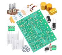 Abaodam 1juego Kit de Placa Amplificadora de Audio Estéreo Módulo Amplificador de Potencia con Diseño de Doble Canal para Sistema DIY con Perilla Dorada Carcasa de Plástico Sonido