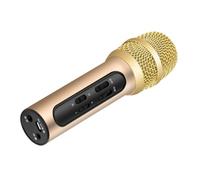 Abaodam 1Juego Micrófono Karaoke Profesional con Efecto de Reverberación de Micrófono para Cantar para Fiesta y al Aire Material Premium Portátil y