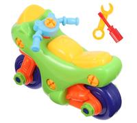 Abaodam 1Juego Motocicleta de Desmontable para Vehículo de Plástico DIY con Accesorios Móviles y Color para la Imaginación y Habilidades Prácticas