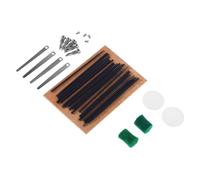 Abaodam 1juegos Kit De Reparación De Saxofón Con Corchos De Caño Muelles De Instrumento y Almohadillas De Fieltro Mantenimiento De Instrumentos De Viento Saxofón