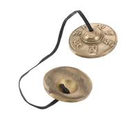 Abaodam 1par Tingsha Tibetana Para Yoga Con Bolsa De Almacenamiento Instrumento De Percusión Campanas De Sonido Único Para Educación Musical y Actividades Recreativas