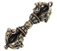 Abaodam 1piezas Colgante Vintage Dorje Para Protección Espiritual y Suerte Amuleto De Feng Shui Para Bolsas y Claves De Durable
