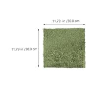 Abaodam 2 Alfombrillas de Musgo Simulado para Reptiles, Césped Artificial Hidratante 30x30 Cm, Tapetes Absorbentes Gruesos para Terrarios de Anfibios y Tortugas, Sustrato para Mascotas