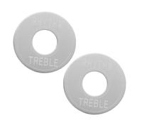 Abaodam 2 Arandelas Para Interruptor De Palanca De Guitarra Anillos Envolventes Placa De Control De Agudos Rítmicos Para Piezas De Repuesto De Instrumentos Musicales