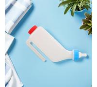 Abaodam 2 Biberones Colgantes para Terneros y Corderos 800 Ml Dispensador de Leche para Ovejas y Cabras Tetina Imitación Lactancia Natural Alimentación para Ganado y Cría al Aire Libre