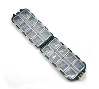 Abaodam 2 Cajas Organizadoras para Aparejos de Pesca 8 Compartimentos Estuche Portátil Multiusos para Señuelos Anzuelos y Cebos Caja Compacta para Almacenamiento de Accesorios de Pesca