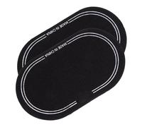 Abaodam 2 de piel de tambor, accesorios duraderos para control de sonido mejorado, silenciamiento y uso versátil, kits de batería y sesiones de práctica