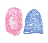 Abaodam 2 Gorros de Dormir de Ganchillo para Mujer, Redecilla de Poliéster Cómoda para Uso Prolongado, Diseño Minimalista y Versátil para Aplicación de Maquillaje y Descanso