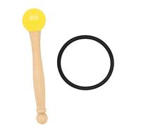 Abaodam 2 Juegos cuenco de cristal cuenco de música cuenco de golpeador de baqueta de percusión instrumento de percusión accesorio cuenco mazos de tazón