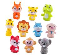 Abaodam 2 Juegos de Dedos Animales para Juguetes de Mano de Suave para Cuentos rol Infantil Regalos para Fiesta y Desarrollo
