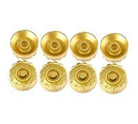 Abaodam 2 Juegos de Perillas de Volumen para Guitarra Eléctrica Potenciómetros Accesorios para Guitarra Botones de Tono de Afinación para Un Ajuste Fácil 4 Piezas