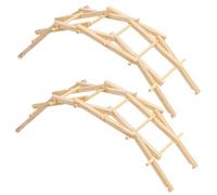 Abaodam 2 Juegos de Puentes de Madera para Proyectos Científicos Manualidades para Niños, Fomentando Habilidad Práctica y Pensamiento Independiente en Decoración de Habitación